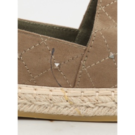 Espadrilles avec goujons vert 5481 Vert II-GAT 6