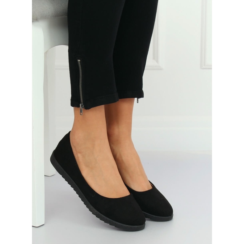 Ballerines femme noires 7845-P Noir le noir 1