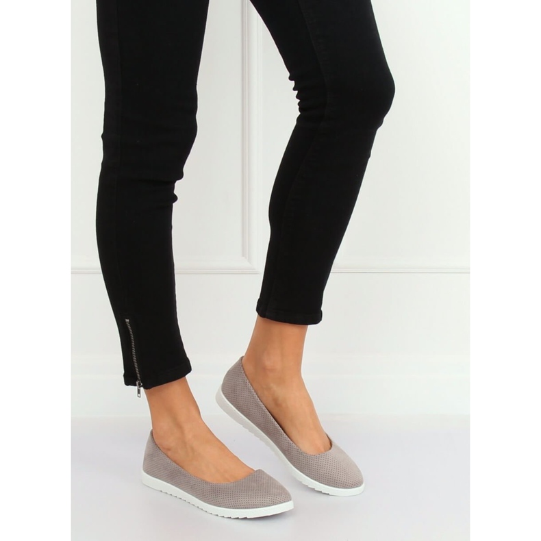 Ballerines femme grises 7845-P Gris 1 Ballerines femme grises 7845-P Gris 1