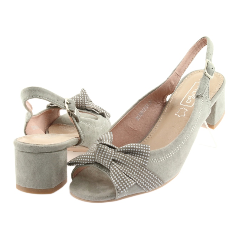 Sandales noeud Filippo 788 gris / pois 4 Sandales noeud Filippo 788 gris / pois 4