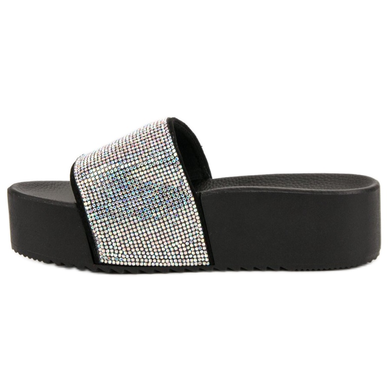 Marquiz Pantoufles À La Mode Sur La Plateforme noir gris 1