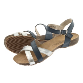 Sandales de sport marine / argent Filippo 245 gris bleu marin 5