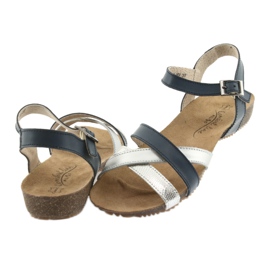 Sandales de sport marine / argent Filippo 245 gris bleu marin 4