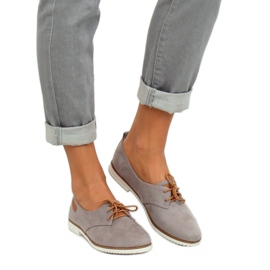 Gris Mocassins femme gris 6907-BL Gris 1 Gris Mocassins femme gris 6907-BL Gris 1