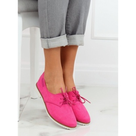 Mocassins femme fuchsia 6907-BL Fushia rose 1