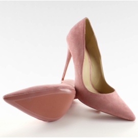 Talons hauts en daim classique 5005 Rose II-GAT 4