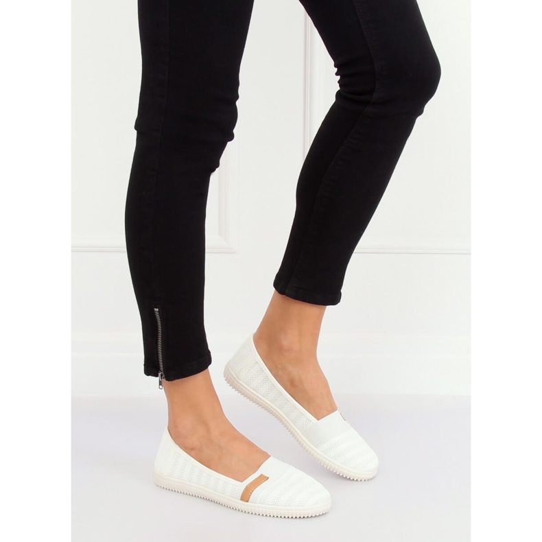 Ballerines blanches pour femmes XJ-2959 Blanc 2