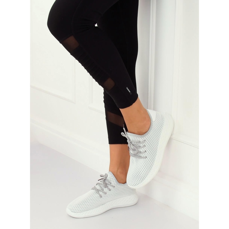 Gris 7760-Y Chaussures de sport grises 1