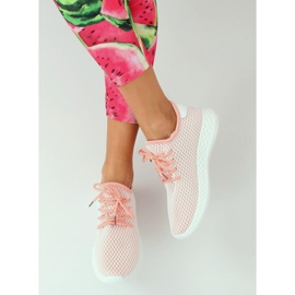 Rose 7760-Y Chaussures de sport roses 2