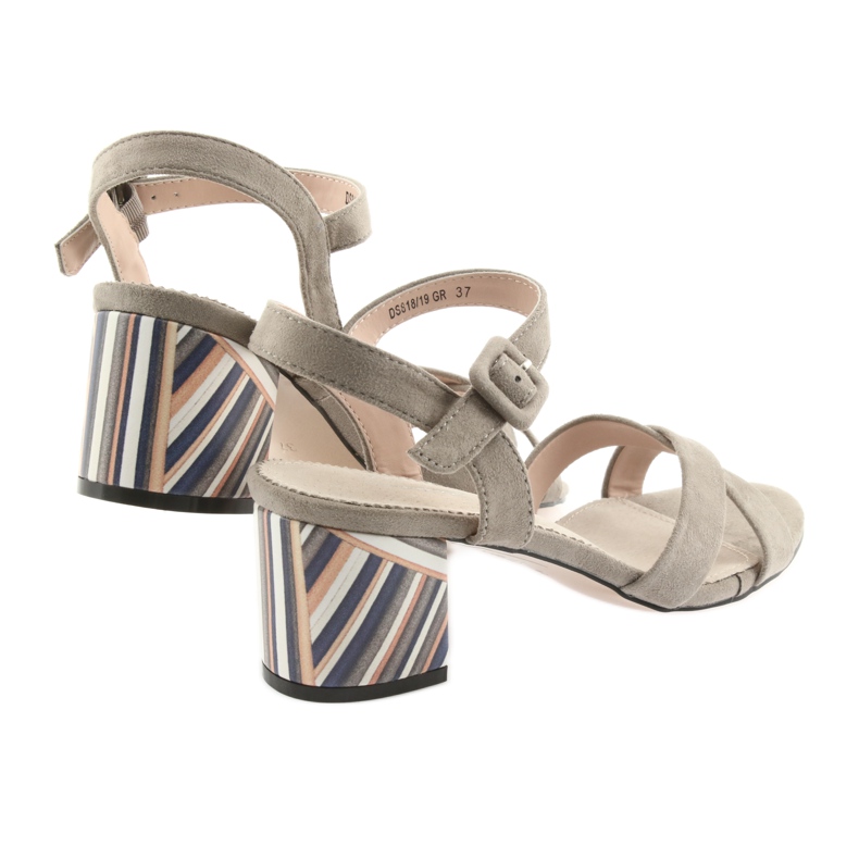 Sandale décorative talon Filippo 818 beige 3 Sandale décorative talon Filippo 818 beige 3