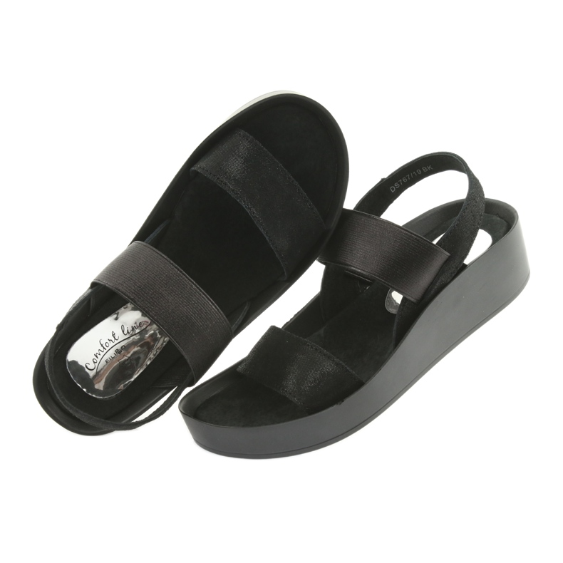 Sandales profilées noires Filippo 767 le noir 4 Sandales profilées noires Filippo 767 le noir 4