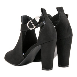 Queen Vivi Chaussures en daim sur un bar le noir 4