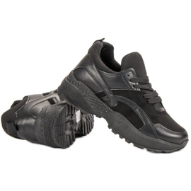 Baskets à enfiler noir 1