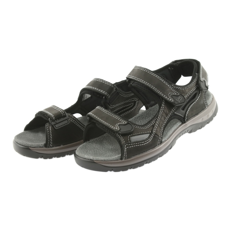 Sandales velcro light EVA DK fond noir le noir 3