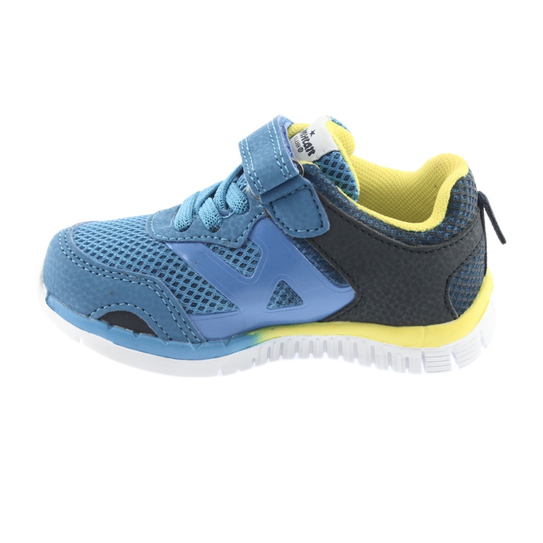 Chaussures de sport American Club ES35 bleues jaune bleu marine 6