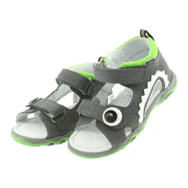 Sandales garçons navets Bartek 51063 gris blanche vert 3 Sandales garçons navets Bartek 51063 gris blanche vert 3