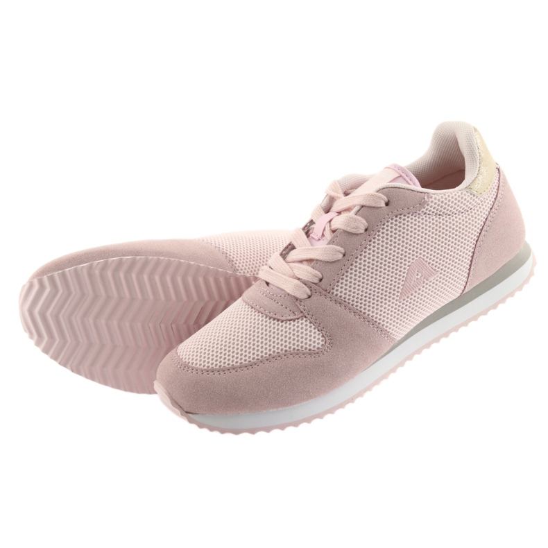 Lt.pink American Club FH10 chaussures de sport jaune rose 5