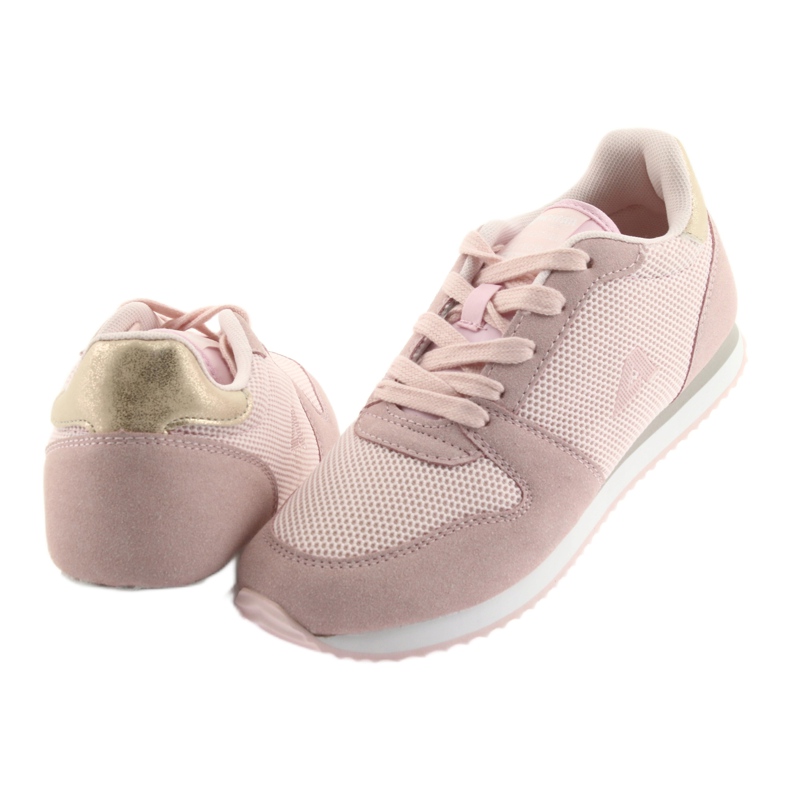 Lt.pink American Club FH10 chaussures de sport jaune rose 4