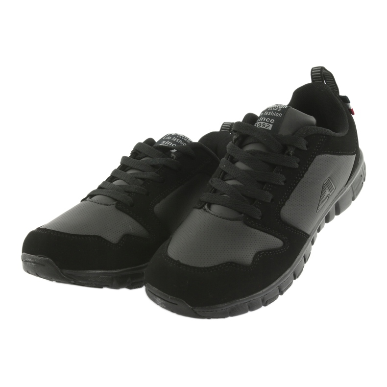 American Club Chaussures sportives américaines FH16 Black noir 3