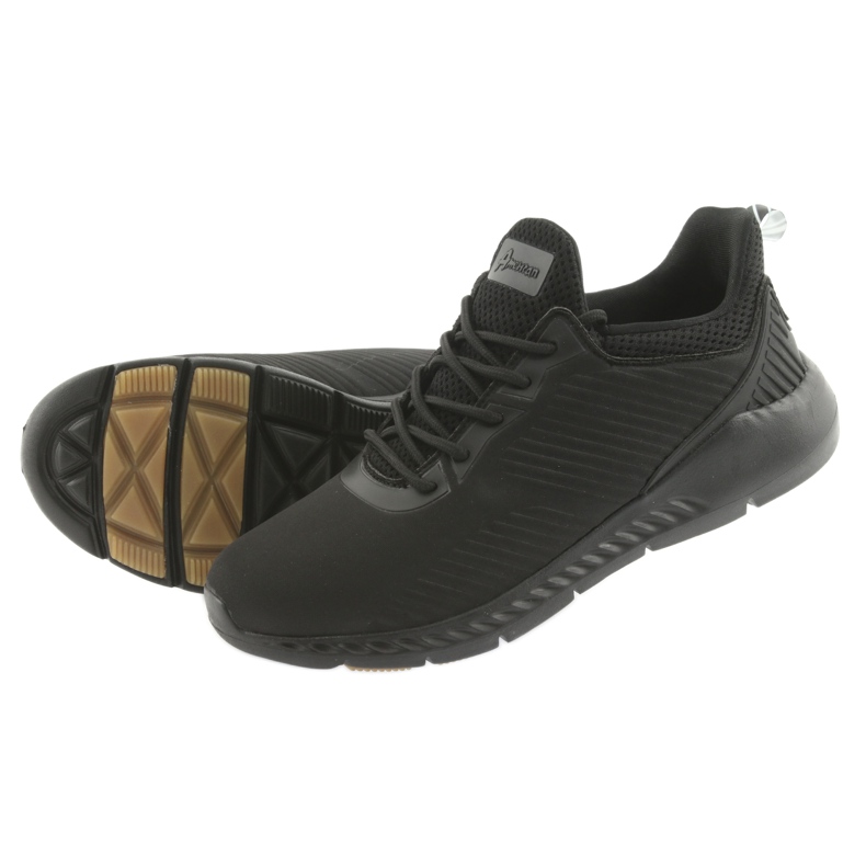 American Club FH08 baskets de sport noir 5