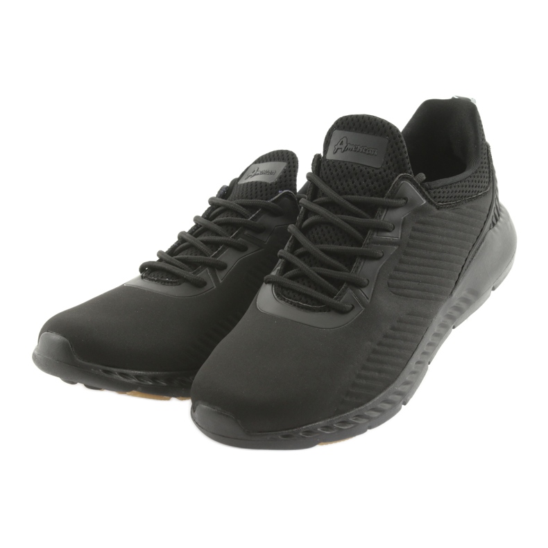 American Club FH08 baskets de sport noir 3