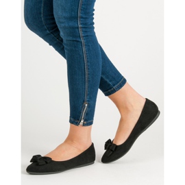 Ch. Creation Ballerine En Daim En Spitz noir 2