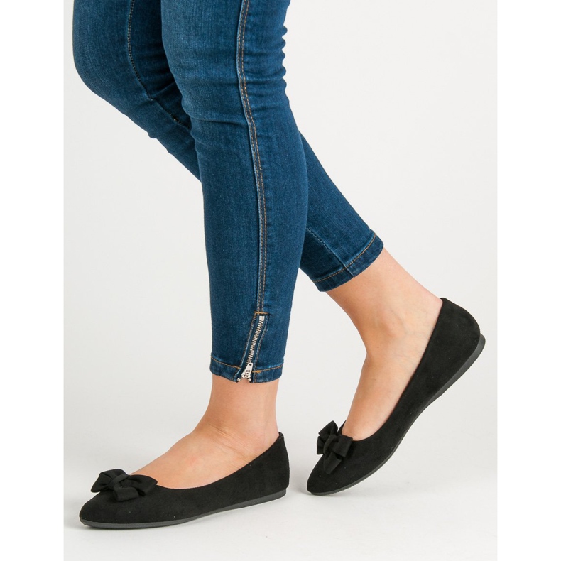 Ch. Creation Ballerine En Daim En Spitz le noir 2