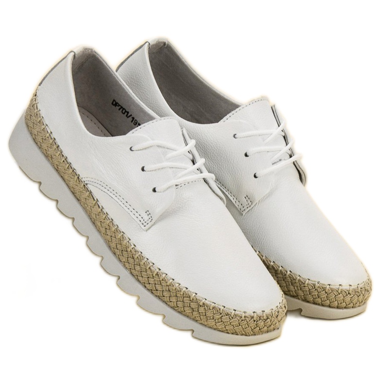 Filippo Chaussures en cuir blanc 2