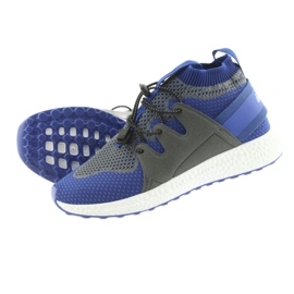 Chaussures enfants Befado 516Y029 bleu gris 5