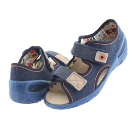 Befado chaussures pour enfants pu 065X126 brun bleu marin 4 Befado chaussures pour enfants pu 065X126 brun bleu marin 4