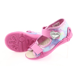 Chaussures enfant Befado jaune 342P005 multicolore rose 6
