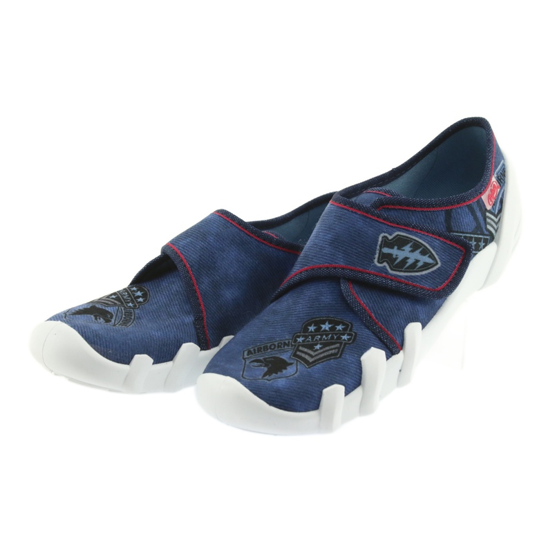 Chaussures pour enfants Befado 273Y242 noir rouge bleu marine 3