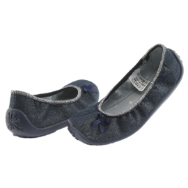 Chaussures enfant Befado 980Y096 gris bleu marine 4