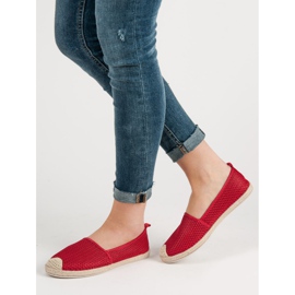 Seastar Espadrilles textiles rouges 3