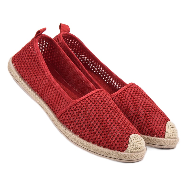 Seastar Espadrilles textiles rouges 1