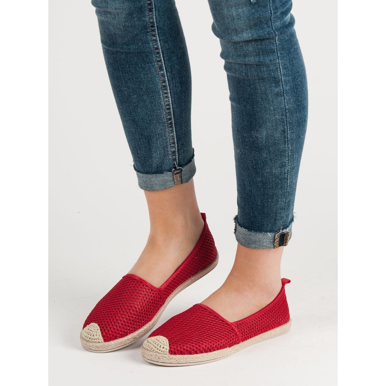Seastar Espadrilles textiles rouges 2