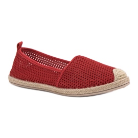 Seastar Espadrilles textiles rouges 4