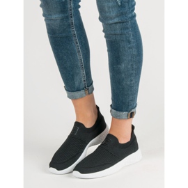 Weide Chaussures textiles à la mode le noir 1