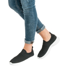 Weide Chaussures textiles à la mode le noir 2 Weide Chaussures textiles à la mode le noir 2