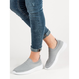 Weide Chaussures textiles à la mode gris 6