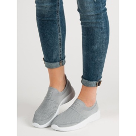 Weide Chaussures textiles à la mode gris 5
