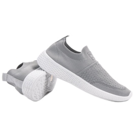 Weide Chaussures textiles à la mode gris 3