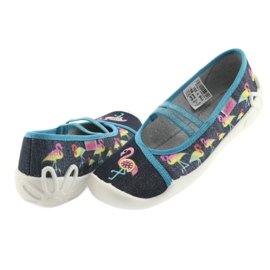 Chaussures pour enfants Befado 116Y251 bleu gris bleu marine 4