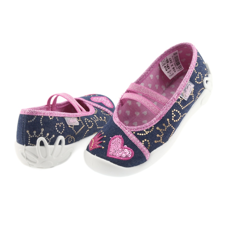 Chaussures enfant Befado 116X247 jaune rose bleu marin 5