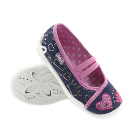 Chaussures enfant Befado 116X247 jaune rose bleu marin 4