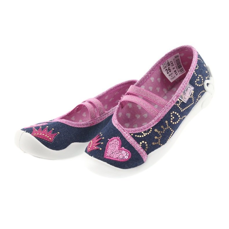 Chaussures enfant Befado 116X247 jaune rose bleu marin 6