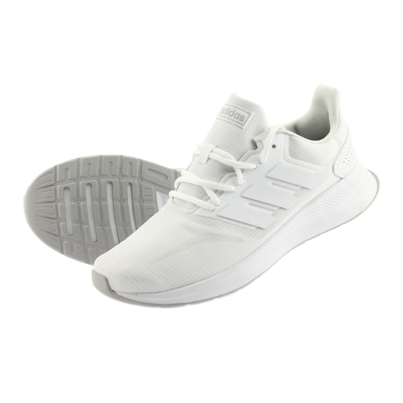 Chaussures Adidas Runfalcon M F36211 blanche 5 Chaussures Adidas Runfalcon M F36211 blanche 5