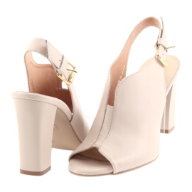 Sandales Espinto sur le poste rose en poudre 195 4