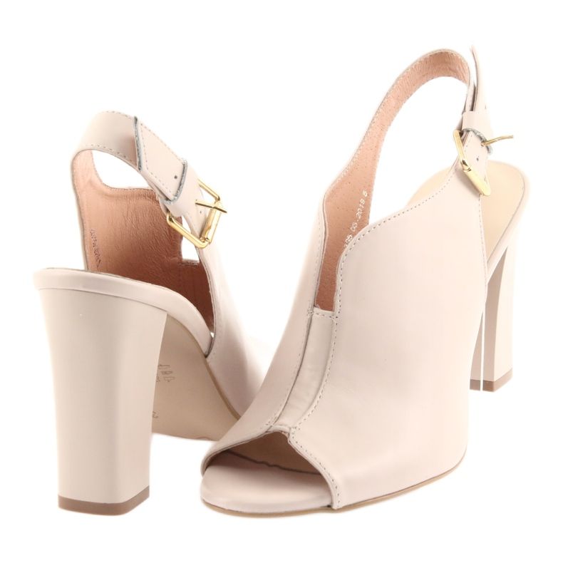 Sandales Espinto sur le poste rose en poudre 195 4