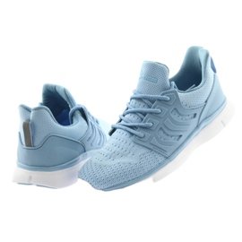 American Club Chaussures de sport femme American FH07, bleues 4